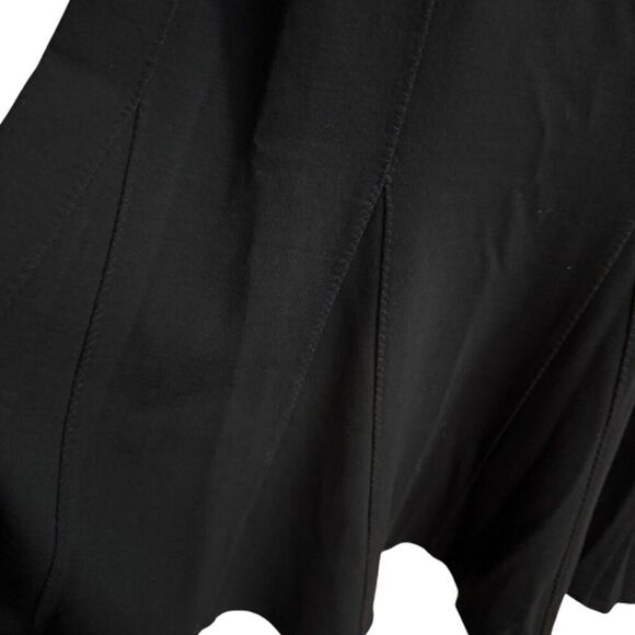 Eileen Fisher Black Flounce Skirt Size M - Picture 7 of 10